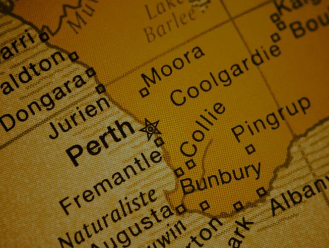perth australia / city on the southwest coast / western austral'ya
